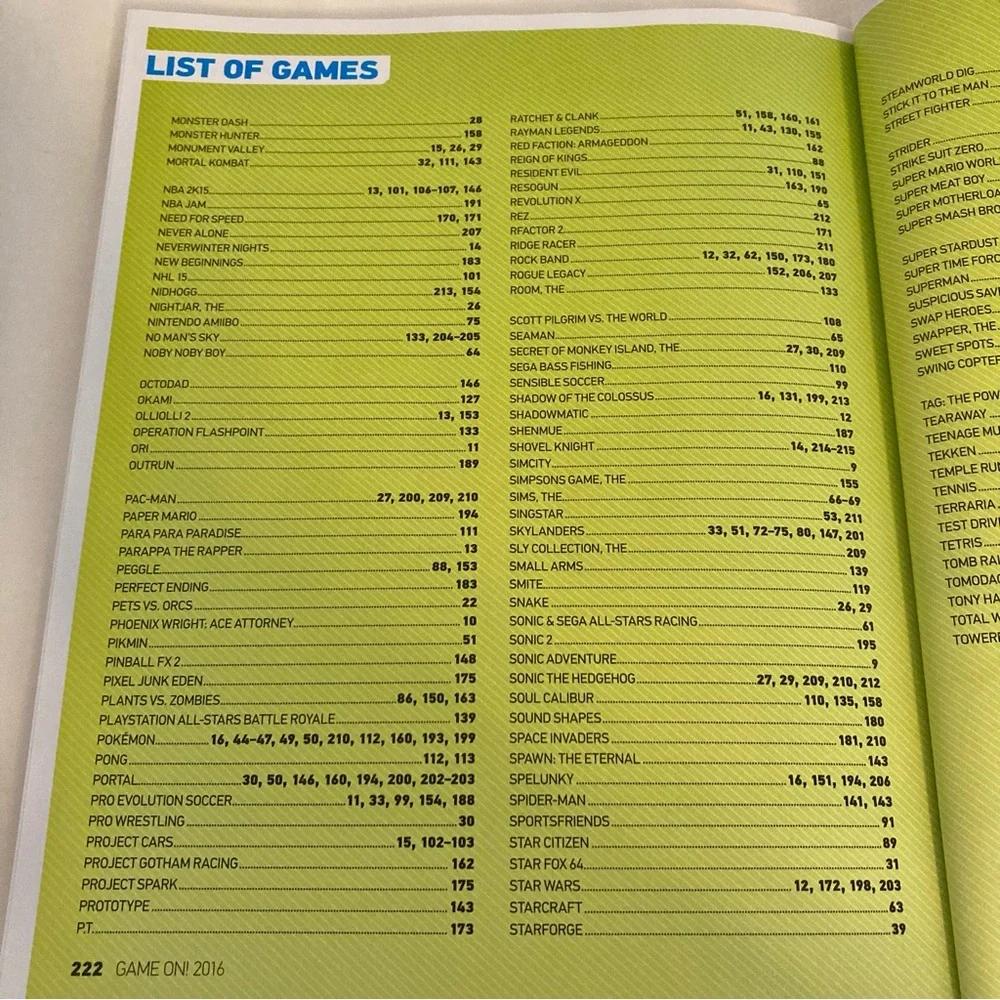 Game On! 2016 All The Best Games Amazing Facts Awesome Secrets
